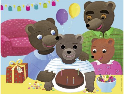 PUZZLE L'ANNIVERSAIRE DE PETIT OURS BRUN 30 PIECES - NATHAN - 86380
