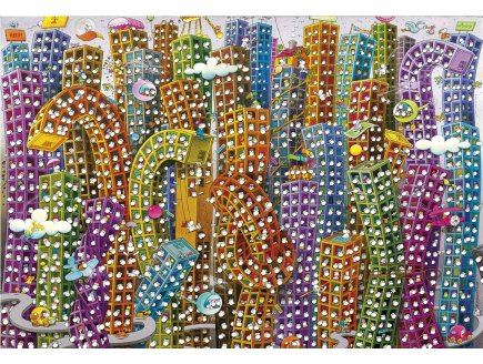 PUZZLE LA JUNGLE MORDILLO 2000 PIECES - COLLECTION DESSIN ANIMEE - CLEMENTONI - 32565