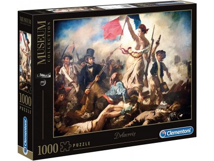 Puzzle la Libert� Guidant le Peuple 1000 pi�ces - Collection art Delacroix - Clementoni 