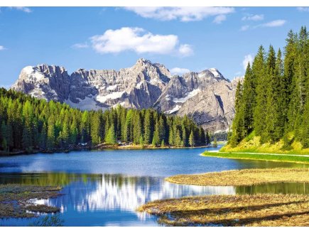 PUZZLE LAC DE MISURINA - MONTAGNE 3000 PIECES - COLLECTION PAYSAGE D'ITALIE