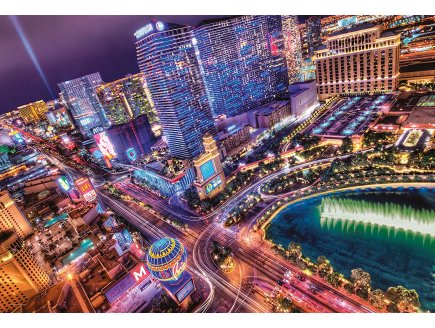 PUZZLE LAS VEGAS 2000 PIECES - COLLECTION ETAT-UNIS - CLEMENTONI - 32555