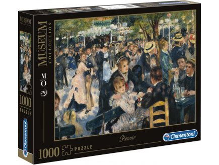 Puzzle le bal du moulin  de la galette 1000 pieces - collection art - Clementoni - 31412