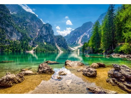 PUZZLE LE LAC AU BORD DE LA MONTAGNE 1000 PIECES - COLLECTION PAYSAGE