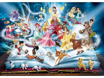 PUZZLE LE LIVRE MAGIQUE DES CONTES DISNEY - 1500 PIECES COLLECTION DISNEY - RAVENSBURGER - 163182