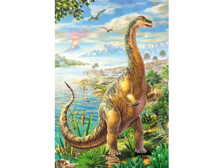 Puzzle le monde des dinosaures 3 x 48 pieces avec poster - Schmidt - 56202