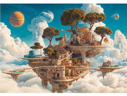 Puzzle Le Royaume des Nuages 1000 pieces - Collection Fantastique, Fantasy - Educa - 20231