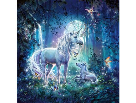Puzzle les licornes dans la foret 3 x 49 pieces - Ravensburger - 092918