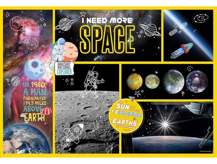 Puzzle les planetes et l'espace - 180 pieces - collection national geographic - Clementoni - 29206