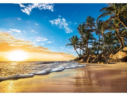 PUZZLE LEVER DU SOLEIL PAYSAGE TROPICAL 1500 PIECES - COLLECTION PLAGE - CLEMENTONI - 31681