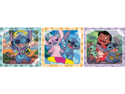 Puzzle Lilo et Stitch 3 x 48 pi�ces - Clementoni - 25321