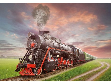 PUZZLE LOCOMOTIVE A VAPEUR 2000 PIECES - COLLECTION TRAIN - EDUCA - 18503