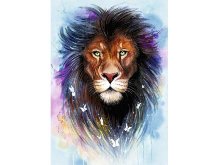 PUZZLE MAJESTUEUX LION 1000 PIECES - COLLECTION ANIMAL DE SAVANE - RAVENSBURGER 139811