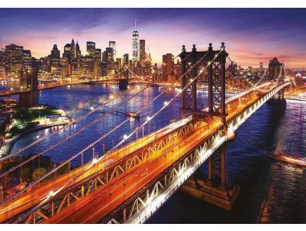 PUZZLE MANHATTAN AU CREPUSCULE 3000 PIECES - COLLECTION ETATS-UNIS - EDUCA 18508