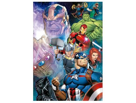 PUZZLE MARVEL : THANOS VS AVENGERS 300 PIECES - SUPER HEROS, FILM, CINEMA, - EDUCA - 19680