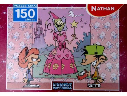 PUZZLE MAXI KIDPADDLE ET CAROLE REFONT LE PORTRAIT DE LA FEE 150 PIECES KID PADDLE - NATHAN - 868391