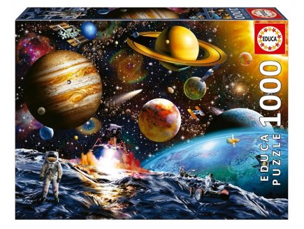 Puzzle mission dans l'espace 1000 pieces - planetes, systeme solaire - Educa - 19918