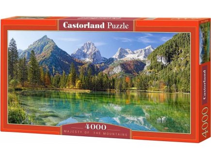 Puzzle montagnes rocheuses 4000 pieces - collection paysage - castorland