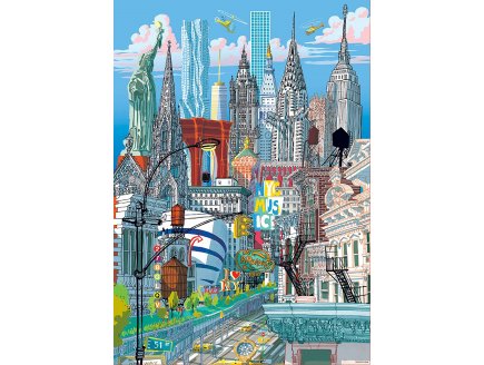 PUZZLE MONUMENTS DE NEW-YORK 1000 PIECES - COLLECTION ETATS-UNIS - EDUCA 19265