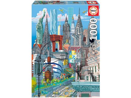 Puzzle monuments de new-york 1000 pieces - collection etats-unis - Educa 19265