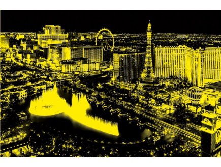 Puzzle neon : las vegas 1000 pieces - Educa - collection fluorescent ville des etats-unis - 16761