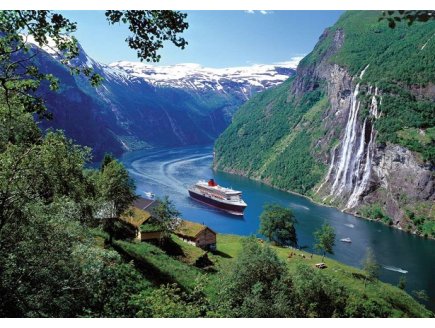 PUZZLE NORVEGE : FJORD NORVEGIEN 1000 PIECES - COLLECTION PAYSAGE - RAVENSBURGER 158041