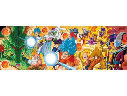 PUZZLE PANORAMA DRAGON BALL ET LES BOULES DE CRISTAL : SONGOKU 1000 PIECES - COLLECTION MANGA - CLEMENTONI - 39486