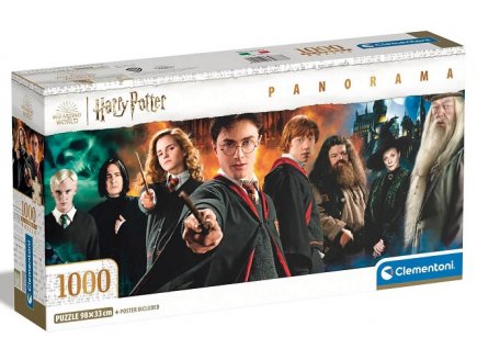Puzzle panorama harry potter 1000 pieces - collection film fantastique - Clementoni - 39873