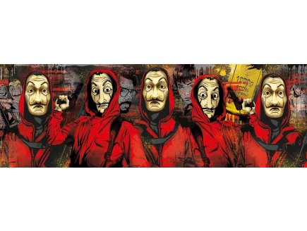 PUZZLE PANORAMA LA CASA DE PAPEL 1000 PIECES - COLLECTION TELE SCIENCE FICTION - NETFLIX - CLEMENTONI - 39545