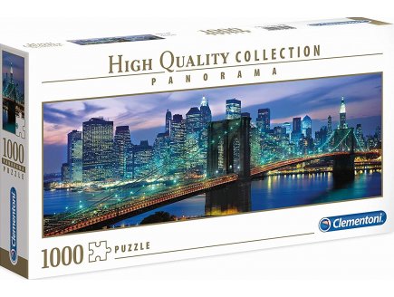Puzzle panorama new-york 1000 pieces - collection ville des etat-unis - Clementoni - 39434