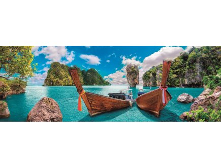 PUZZLE PANORAMA THAILANDE COIN PARADISIAQUE DE PHUKET 1000 PIECES - COLLECTION MER ET PLAGE - CLEMENTONI - 39642