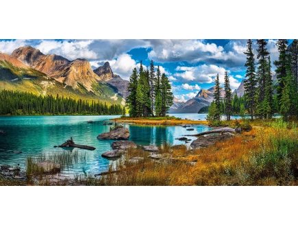PUZZLE PARC NATIONAL DE JASPER : ILE DE L'ESPRIT 4000 PIECES - COLLECTION PAYSAGE DU CANADA