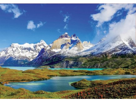 PUZZLE PARC NATIONAL TOURS DU PAINE 1000 PIECES - COLLECTION PAYSAGE DE PATAGONIE - EDUCA 19259