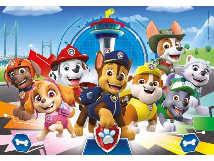 Puzzle pat patrouille quartier general et en missions - 2 x 60 pieces - Clementoni - 21617