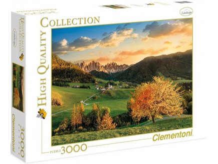 Puzzle paysage de saint magdalena 3000 pieces - collection italie - Clementoni 33545