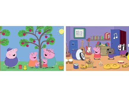 Puzzle peppa le cochon / pig 2 x 48 pieces - Educa - 15920