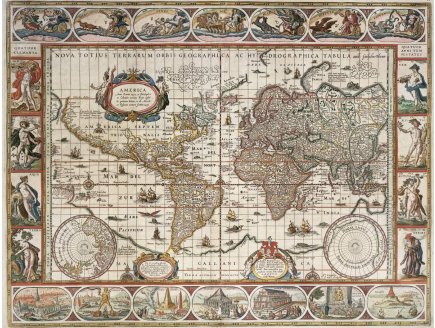  PUZZLE PLANISPHERE DE 1650 2000 PIECES - COLLECTION ANCIENNE CARTE DU MONDE - RAVENSBURGER - 166336