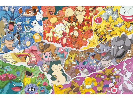 PUZZLE POKEMON 5000 PIECES TORTANK DRACAUFEU PIKACHU BULLBIZARE - COLLECTION DESSIN ANIME - RAVENSBURGER - 168453