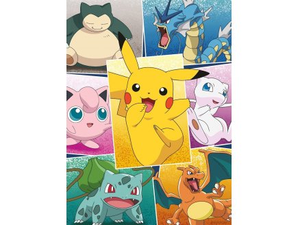 PUZZLE POKEMON PIKACHU DRACAUFEU BULBIZARRE MEW LEVIATOR RONFLEX RONDOUDOU - 250 PIECES - NATHAN 868827