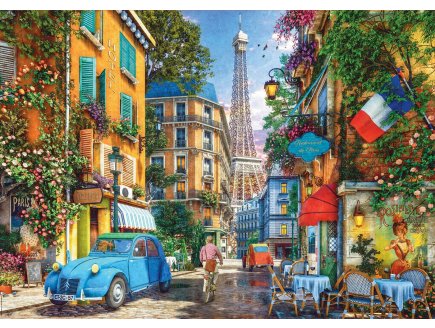 PUZZLE RUE DE PARIS ET TOUR EIFFEL 4000 PIECES - COLLECTION PAYSAGE DE FRANCE - EDUCA 19284