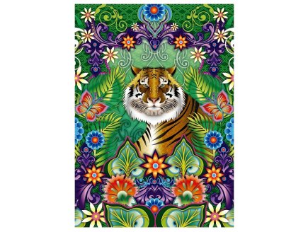 PUZZLE SA MAJESTE LE TIGRE DU BENGALE 500 PIECES - ART & ANIMAUX SAUVAGES - EDUCA - 19912