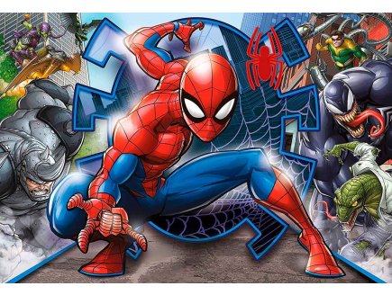 Puzzle spiderman - 104 pieces - collection spider-man marvel - Clementoni - 27116