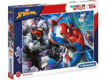 PUZZLE SPIDERMAN - 104 PIECES - COLLECTION SPIDER-MAN MARVEL - CLEMENTONI - 27117