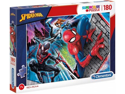 PUZZLE SPIDERMAN - 180 PIECES - COLLECTION SPIDER-MAN MARVEL - CLEMENTONI - 29293