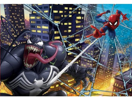 Puzzle spiderman attaque son ennemi venom 200 pieces - collection super heros - Educa - 18100