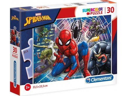 PUZZLE SPIDERMAN ET VERNOM 30 PIECES - CLEMENTONI SPIDER-MAN SUPER HEROS - 20250