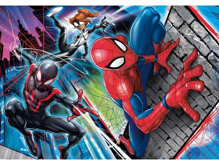 PUZZLE SPIDERMAN MILES MORALES ET SPIDER GIRL 60 PIECES - CLEMENTONI SPIDER-MAN SUPER HEROS - 26048