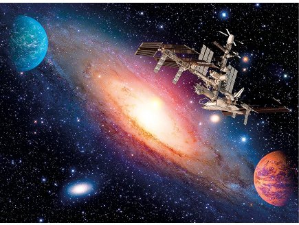 PUZZLE STATION SPATIALE INTERNATIONALE 500 PIECES - COLLECTION ESPACE - CLEMENTONI - 35075