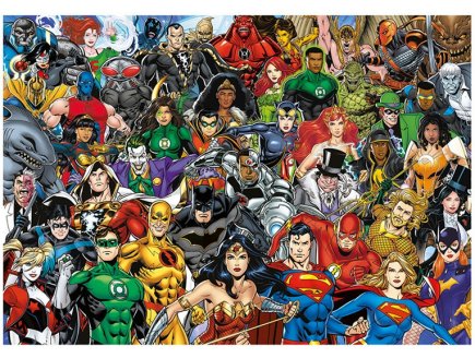 Puzzle Super-H�ros et M�chants DC Comics Justice League 1000 pieces - Extr�me, Challenge, Impossible - Educa - 20267