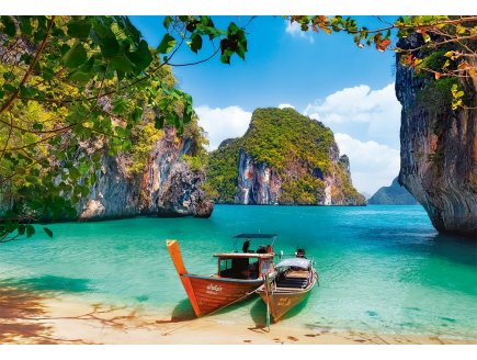 PUZZLE THAILANDE COIN PARADISIAQUE DE PHUKET 1000 PIECES - COLLECTION PAYSAGE