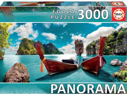 Puzzle thailande coin paradisiaque de phuket 3000 pieces - collection panorama - Educa 18581